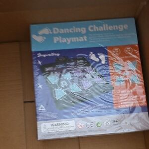 Dancing Challenge Playmat - Blue and Orange Artwork